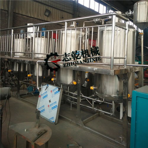 小型食用油精煉機(jī) 菜籽油花生油精煉機(jī)組 廠家直供